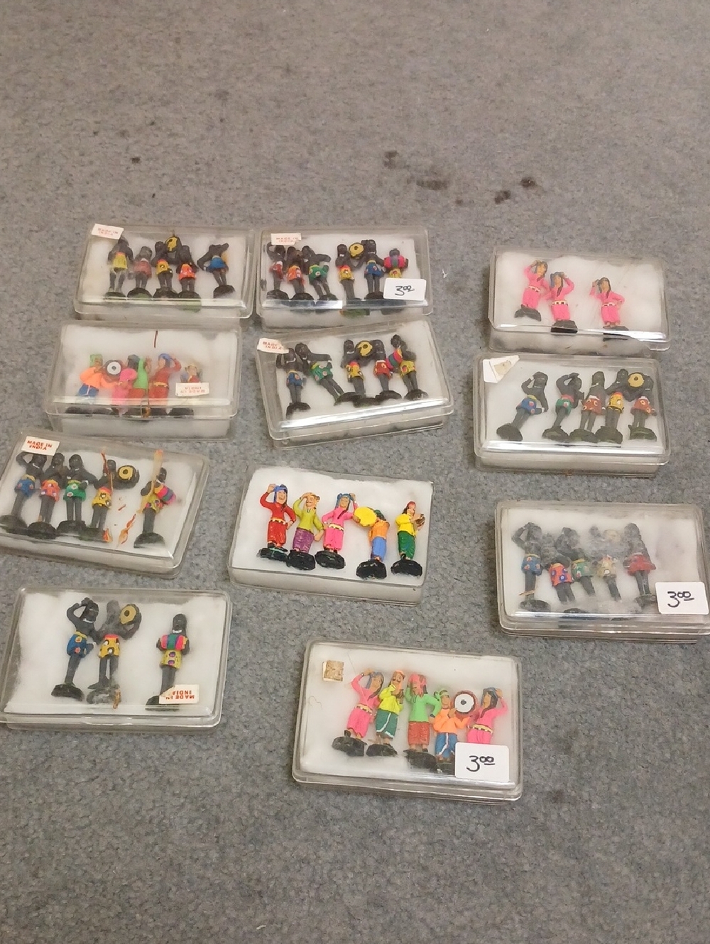 Assorted Colorful Miniature Figurine Sets (Lot)